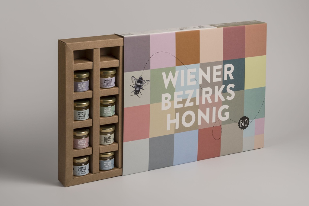 Wiener Bezirkshonig Degustationsbox